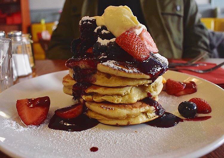 an image of the Berry pancakes