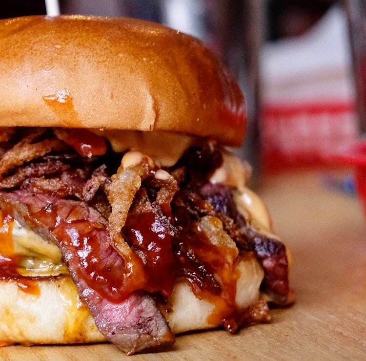 An image of the "Guy Ritchie" Burger